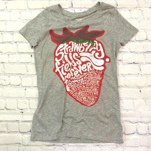 Mossimo Strawberry Fields Forever Tee Sz M